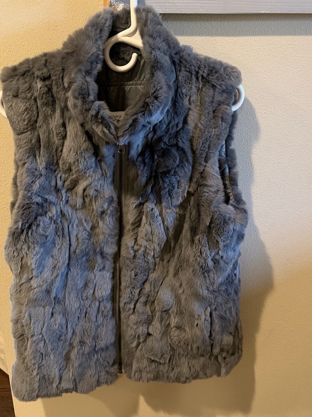 Linda Richards Genuine Rex Rabbit Fur Vest
